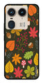 Flower Leaves Design Metal Mobile Case for Moto Edge 50 Ultra 5G (Design No -50)