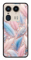 Feather Design Metal Mobile Case for Moto Edge 50 Ultra 5G (Design No -85)