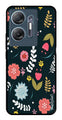 Floral Pattern2 Metal Mobile Case for Infinix Hot 30 5G (Design No -12)