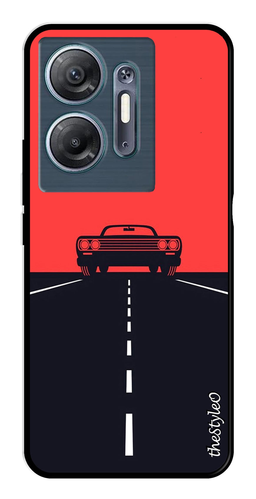 Owls Pattern Metal Mobile Case for Infinix Hot 30 5G (Design No -20)