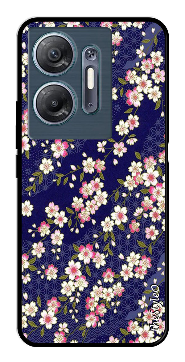 Marble Design Metal Mobile Case for Infinix Hot 30 5G (Design No -24)