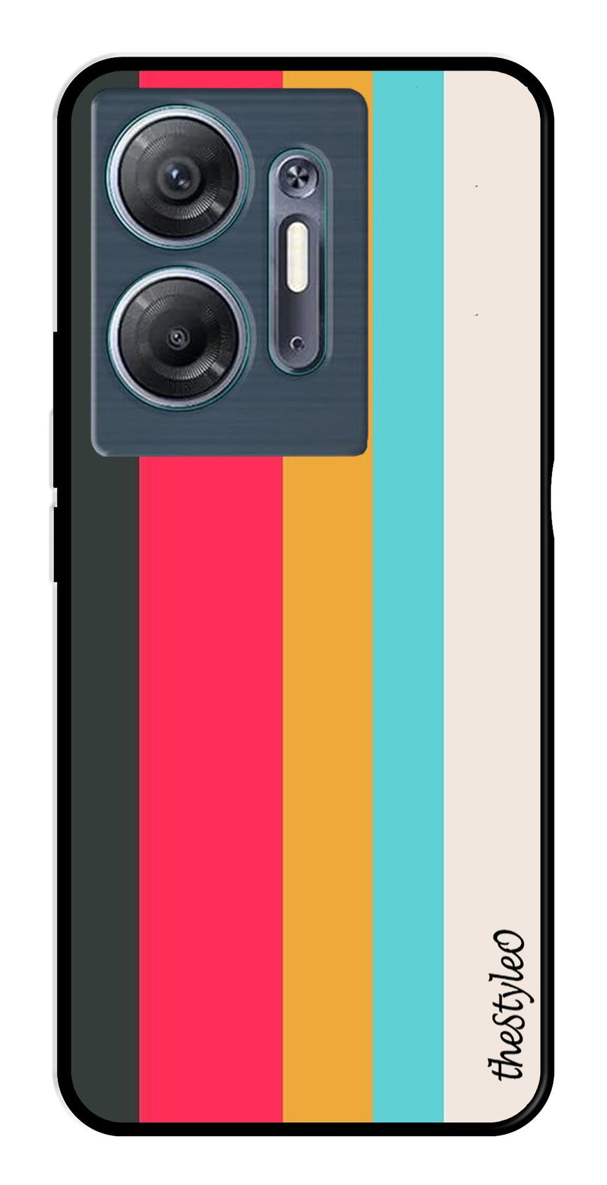 Feathers Metal Mobile Case for Infinix Hot 30 5G (Design No -30)