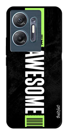 Alphabets Metal Mobile Case for Infinix Hot 30 5G