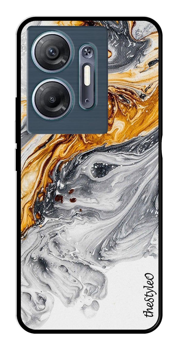 Army Pattern Metal Mobile Case for Infinix Hot 30 5G (Design No -35)