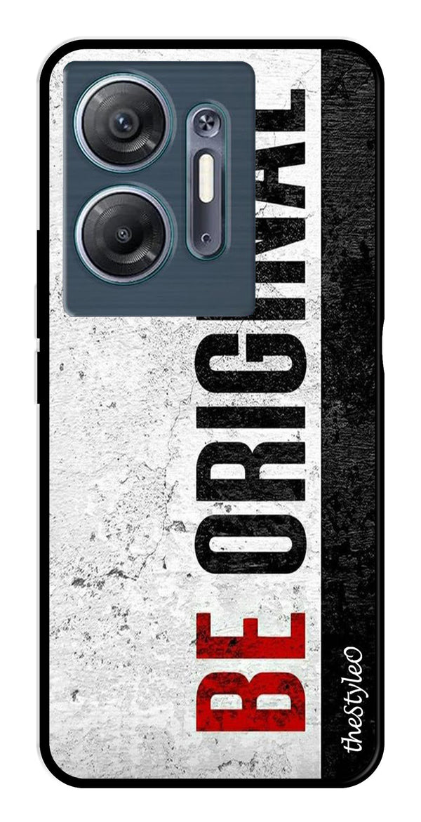 Coffee Pattern Metal Mobile Case for Infinix Hot 30 5G (Design No -37)