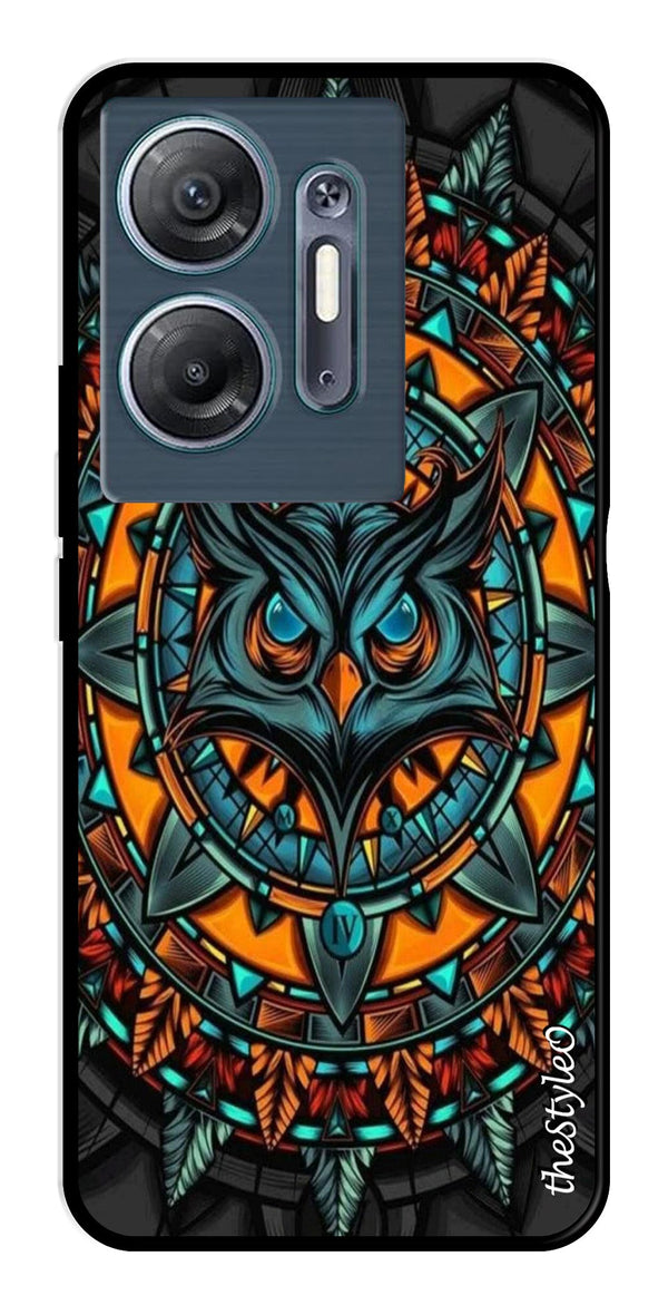 Gamer Pattern Metal Mobile Case for Infinix Hot 30 5G (Design No -41)