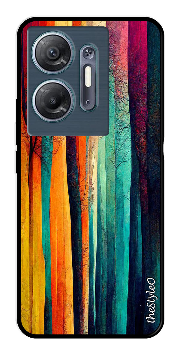 Marble Design Metal Mobile Case for Infinix Hot 30 5G (Design No -46)