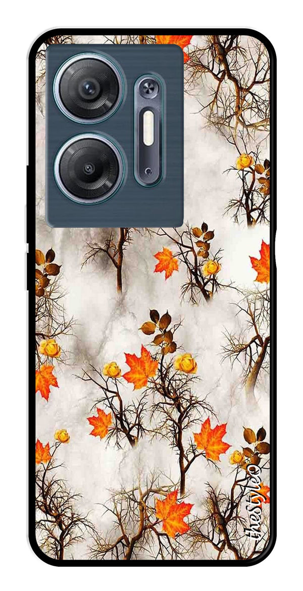 Map Design Metal Mobile Case for Infinix Hot 30 5G (Design No -54)