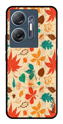 Autumn leaves Metal Mobile Case for Infinix Hot 30 5G