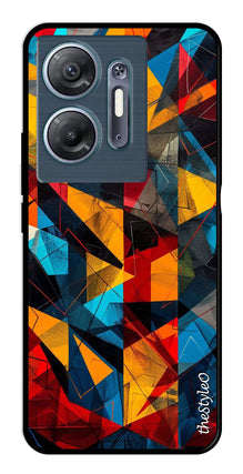 Abstract Art Metal Mobile Case for Infinix Hot 30 5G