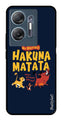 Hakuna Matata Metal Mobile Case for Infinix Hot 30 5G (Design No -62)