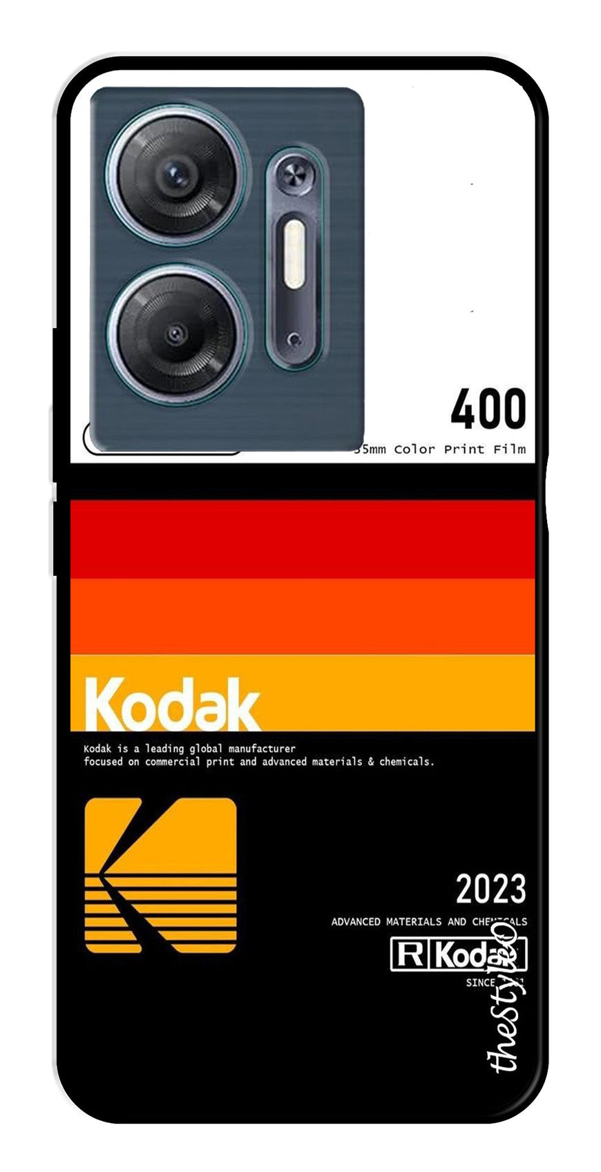Kodak Design Metal Mobile Case for Infinix Hot 30 5G (Design No -65)