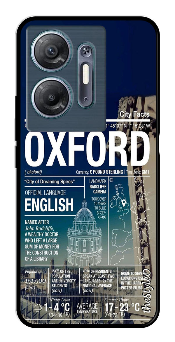 Oxford Metal Mobile Case for Infinix Hot 30 5G (Design No -70)