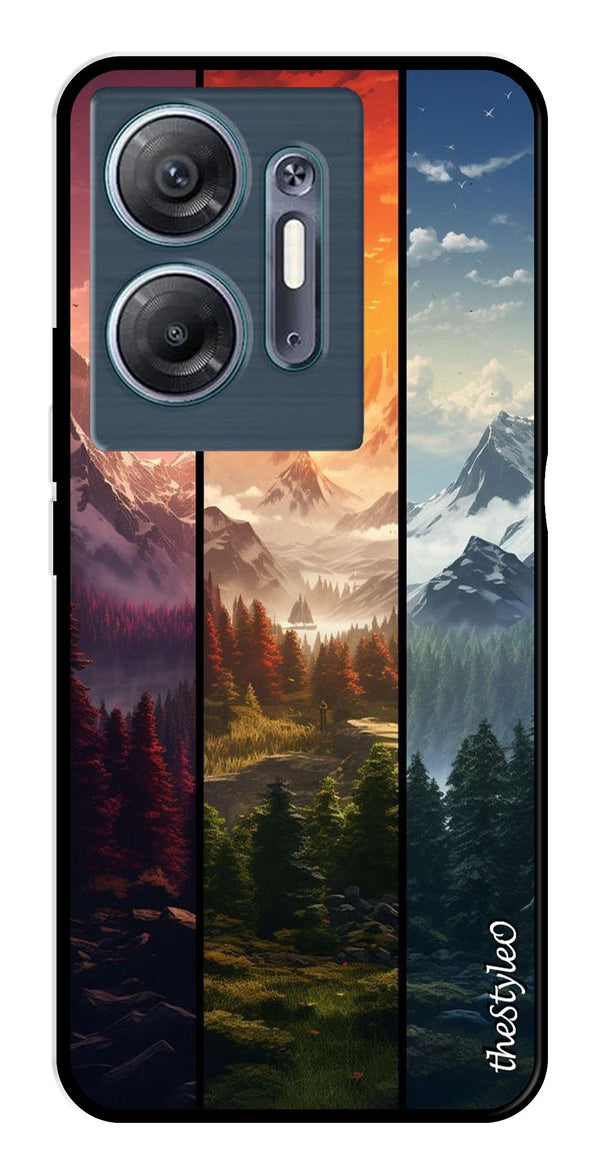 Nature Design Metal Mobile Case for Infinix Hot 30 5G (Design No -71)