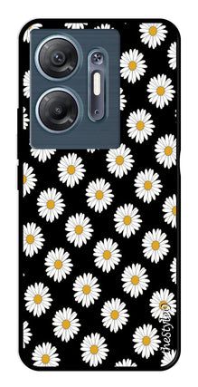 Daisy Flower Metal Mobile Case for Infinix Hot 30 5G