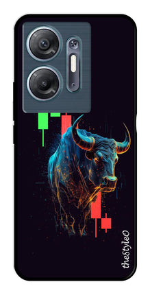 Stock Market Metal Mobile Case for Infinix Hot 30 5G
