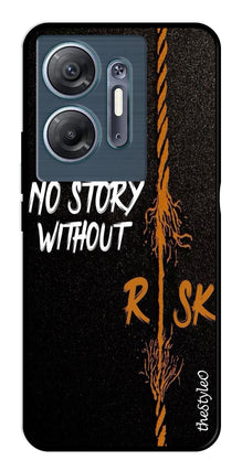 No Story without Risk Metal Mobile Case for Infinix Hot 30 5G