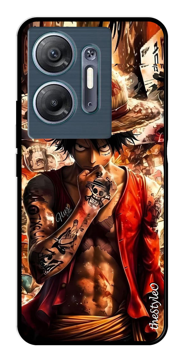 Monkey D Luffy Metal Mobile Case for Infinix Hot 30 5G (Design No -83)