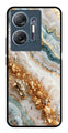 Marble Design Metal Mobile Case for Infinix Hot 30 5G (Design No -92)
