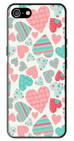 Hearts Pattern Metal Mobile Case for iPhone 6