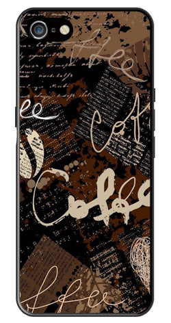 Coffee Pattern Metal Mobile Case for iPhone 6