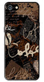 Coffee Pattern Metal Mobile Case for iPhone 6