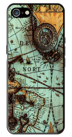 Map Design Metal Mobile Case for iPhone 6