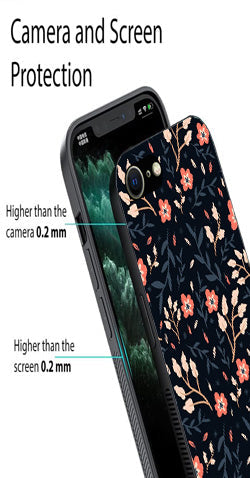 Floral Pattern Metal Mobile Case for iPhone 6