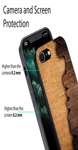 Wooden Design Metal Mobile Case for iPhone 6