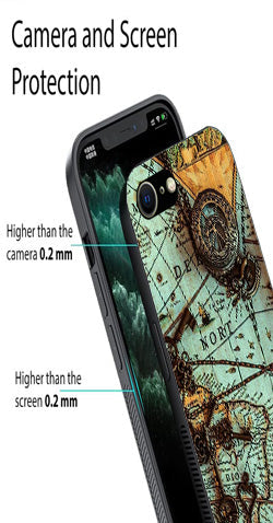 Map Design Metal Mobile Case for iPhone 6