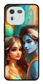 Lord Radha Krishna Metal Mobile Case for iQOO 12 5G (Design No -01)