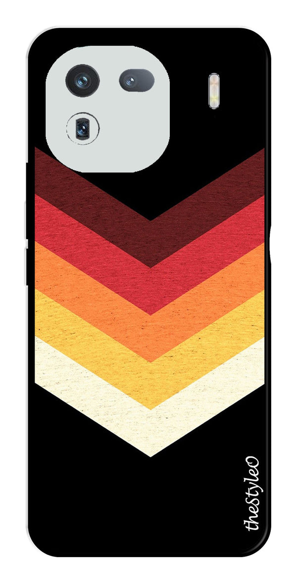 MultiColor Arrow Metal Mobile Case for iQOO 12 5G (Design No -04)
