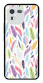 Colorful Feathers Metal Mobile Case for iQOO 12 5G (Design No -06)