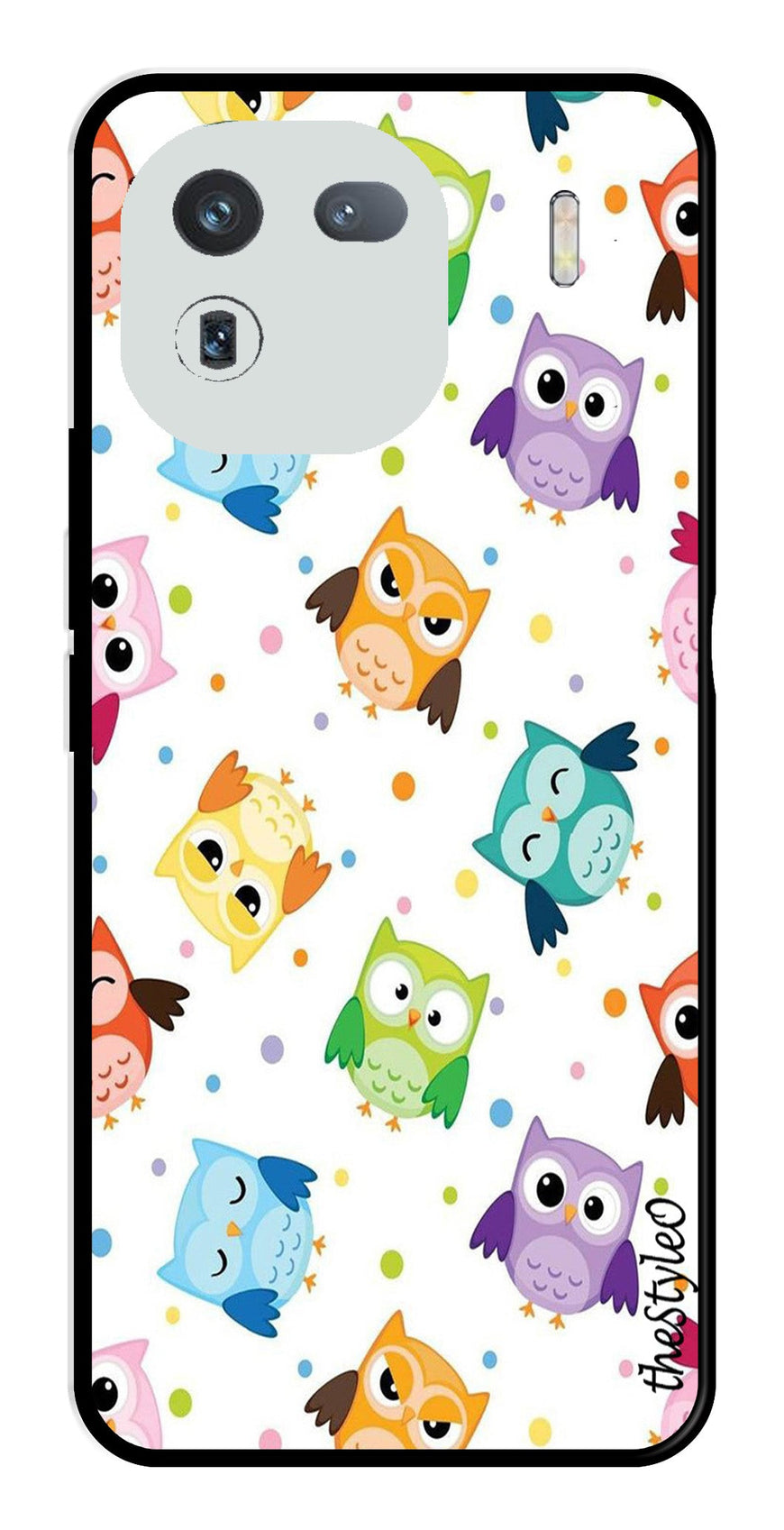 Autumn Leaf Metal Mobile Case for iQOO 12 5G (Design No -19)