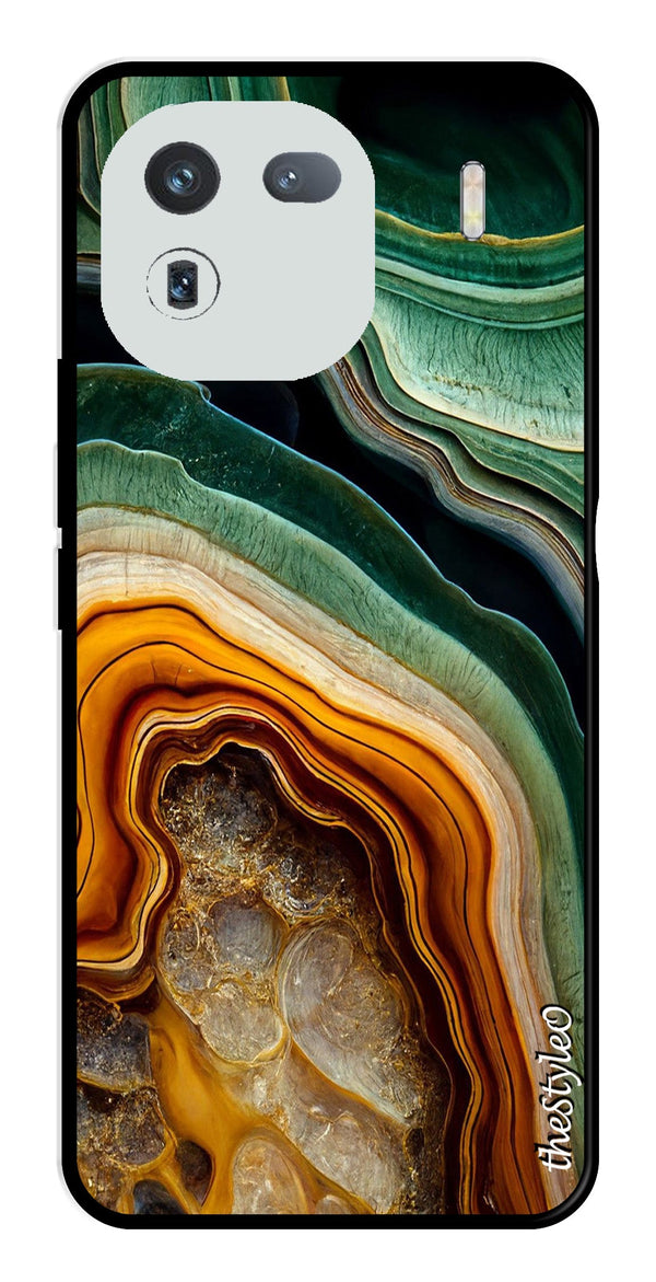 Be Happy Metal Mobile Case for iQOO 12 5G (Design No -27)