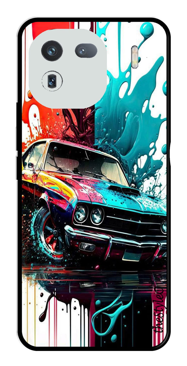 Marble Design Metal Mobile Case for iQOO 12 5G (Design No -28)