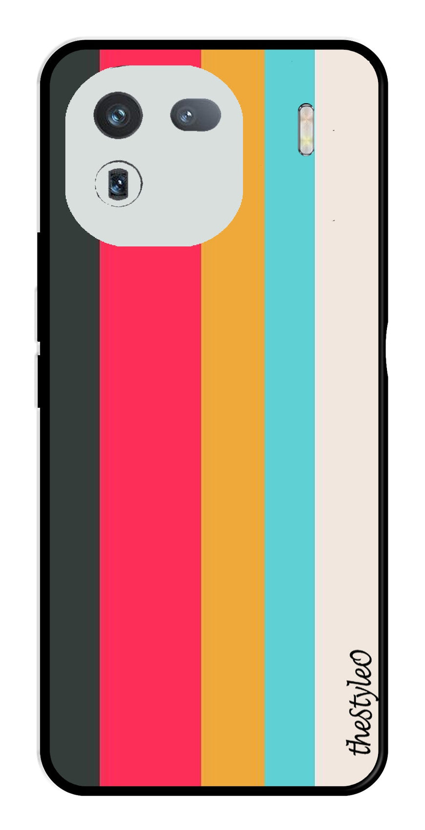 Feathers Metal Mobile Case for iQOO 12 5G (Design No -30)