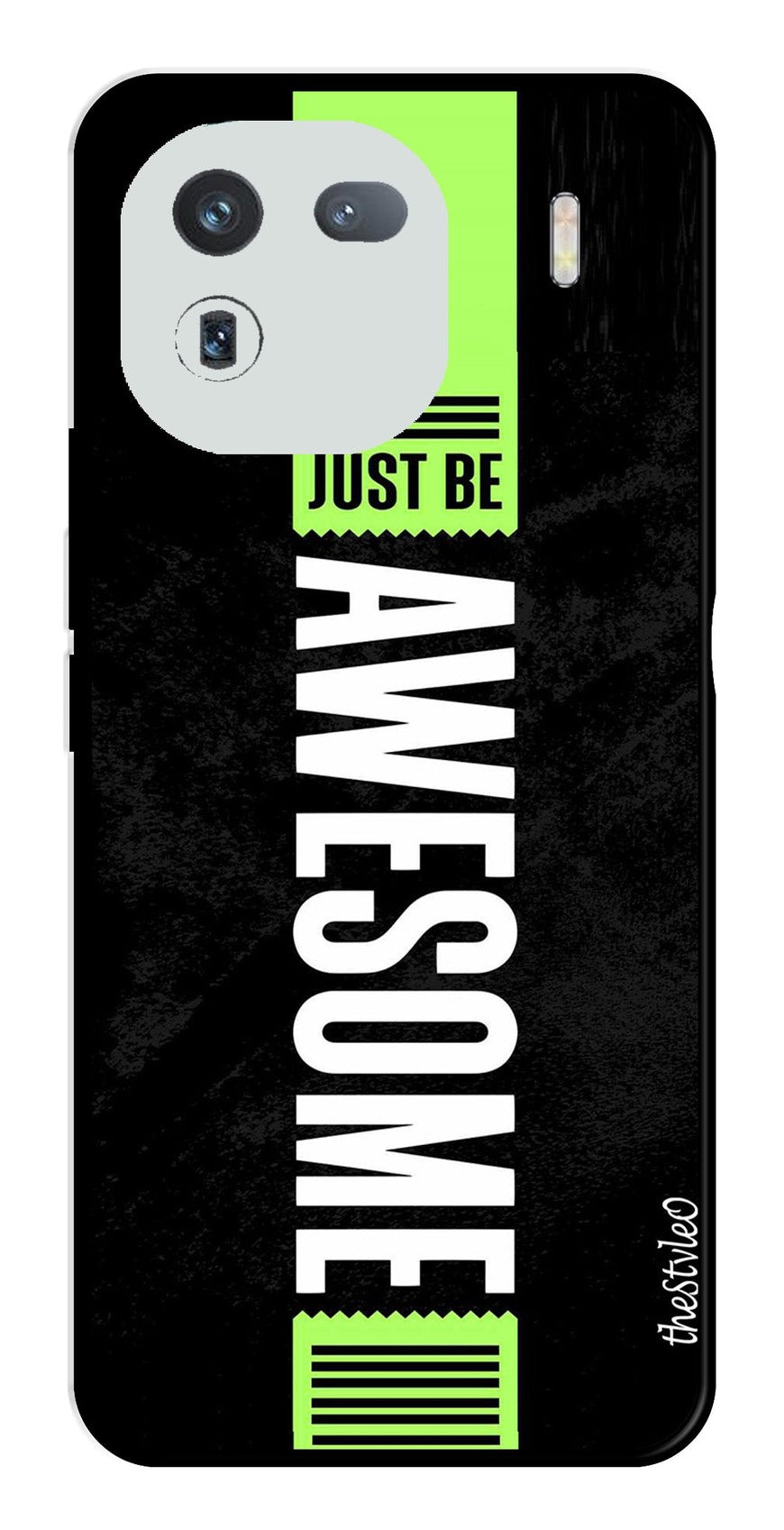 Alphabets Metal Mobile Case for iQOO 12 5G (Design No -32)