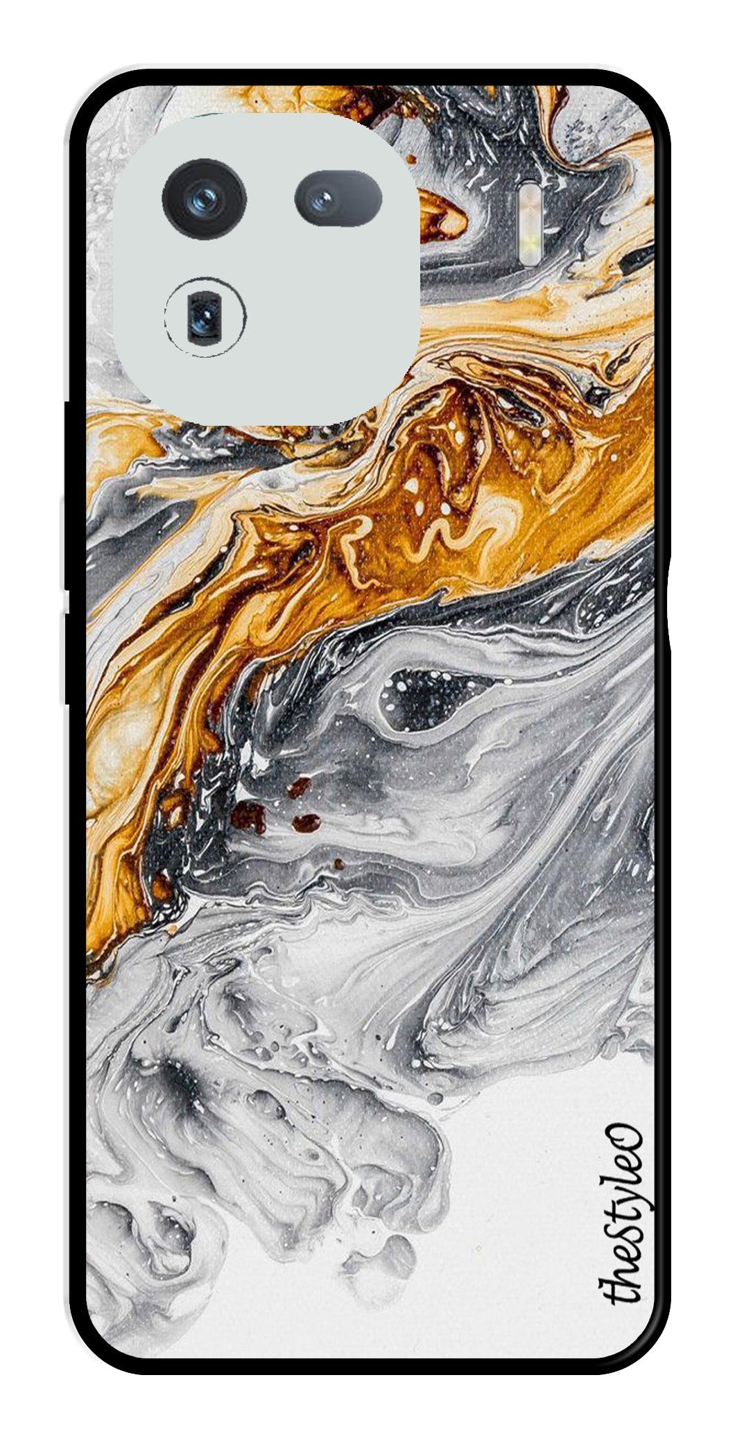 Army Pattern Metal Mobile Case for iQOO 12 5G (Design No -35)