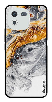 Army Pattern Metal Mobile Case for iQOO 12 5G