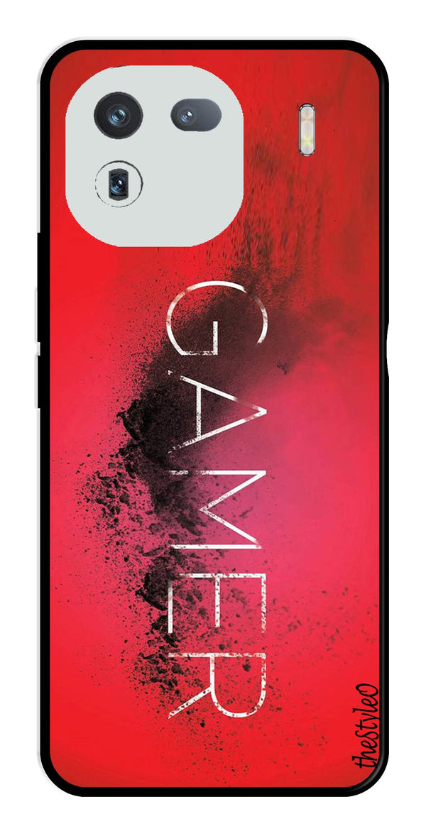 Lion Pattern Metal Mobile Case for iQOO 12 5G (Design No -40)