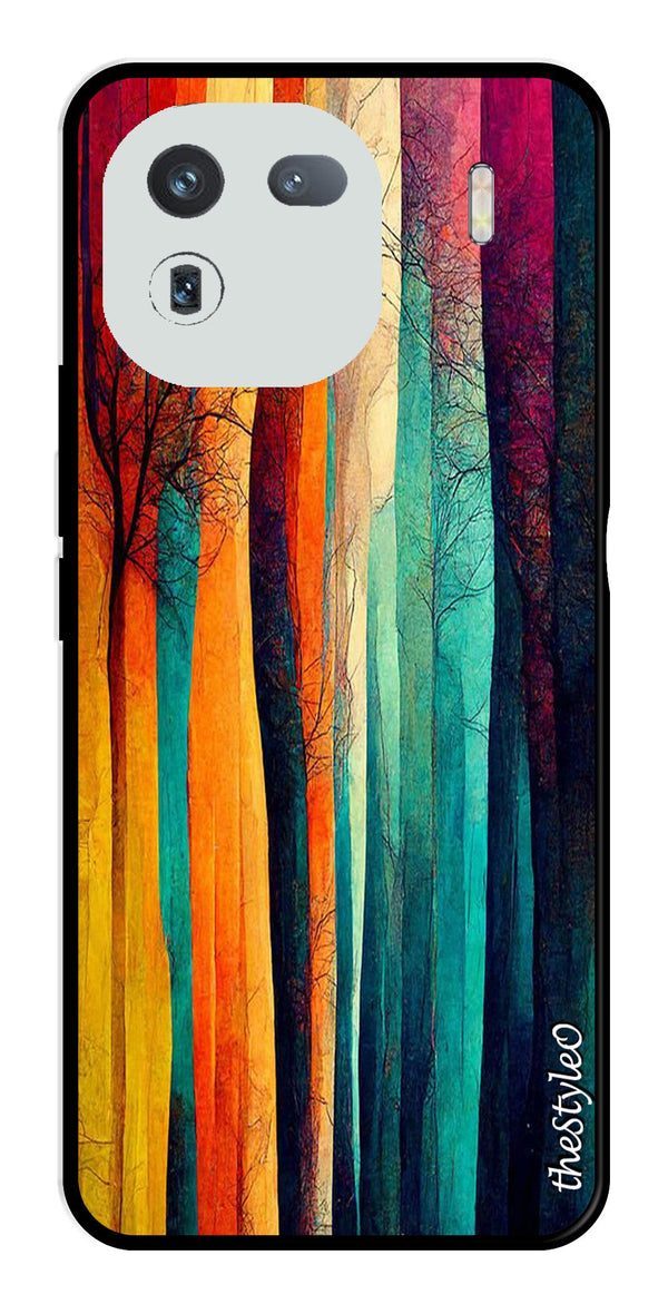 Marble Design Metal Mobile Case for iQOO 12 5G (Design No -46)