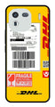DHL Label Metal Mobile Case for iQOO 12 5G (Design No -61)