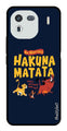 Hakuna Matata Metal Mobile Case for iQOO 12 5G (Design No -62)