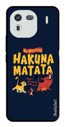Hakuna Matata Metal Mobile Case for iQOO 12 5G