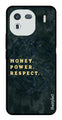 Money Power Respect Metal Mobile Case for iQOO 12 5G (Design No -79)