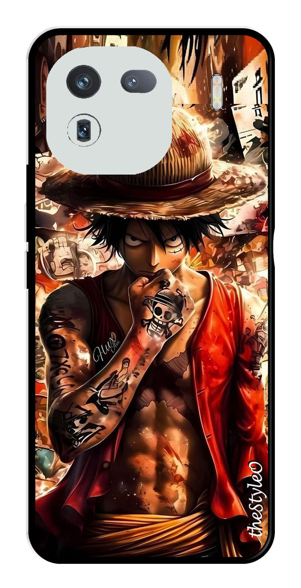 Monkey D Luffy Metal Mobile Case for iQOO 12 5G (Design No -83)