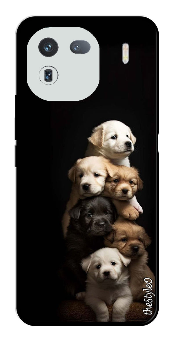 Dog lovers Metal Mobile Case for iQOO 12 5G (Design No -88)