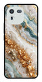 Marble Design Metal Mobile Case for iQOO 12 5G (Design No -92)