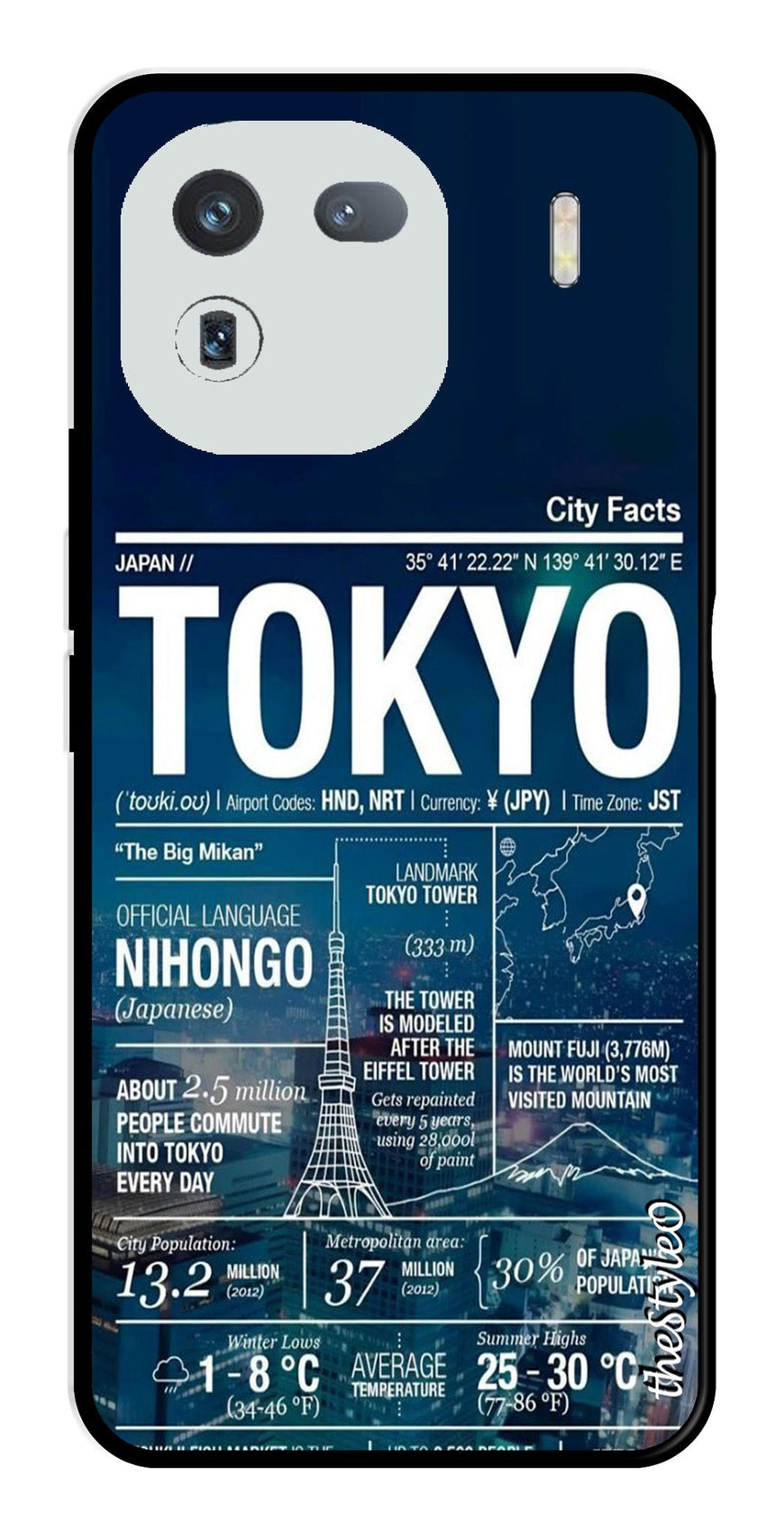 Tokyo Metal Mobile Case for iQOO 12 5G (Design No -93)